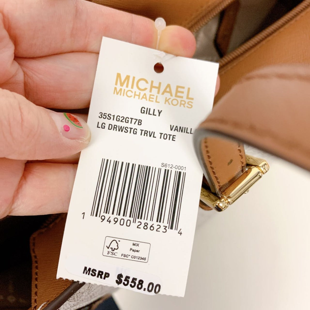 MICHAEL KORS 35S1G2GT7B Gilly Large Logo and Leather Travel Tote Bag Vanilla MICHAEL KORS 35S1G2GT7B Gilly Large Logo and Leather Travel Tote Bag Vanilla